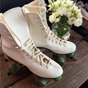 Classic White Roller Skates